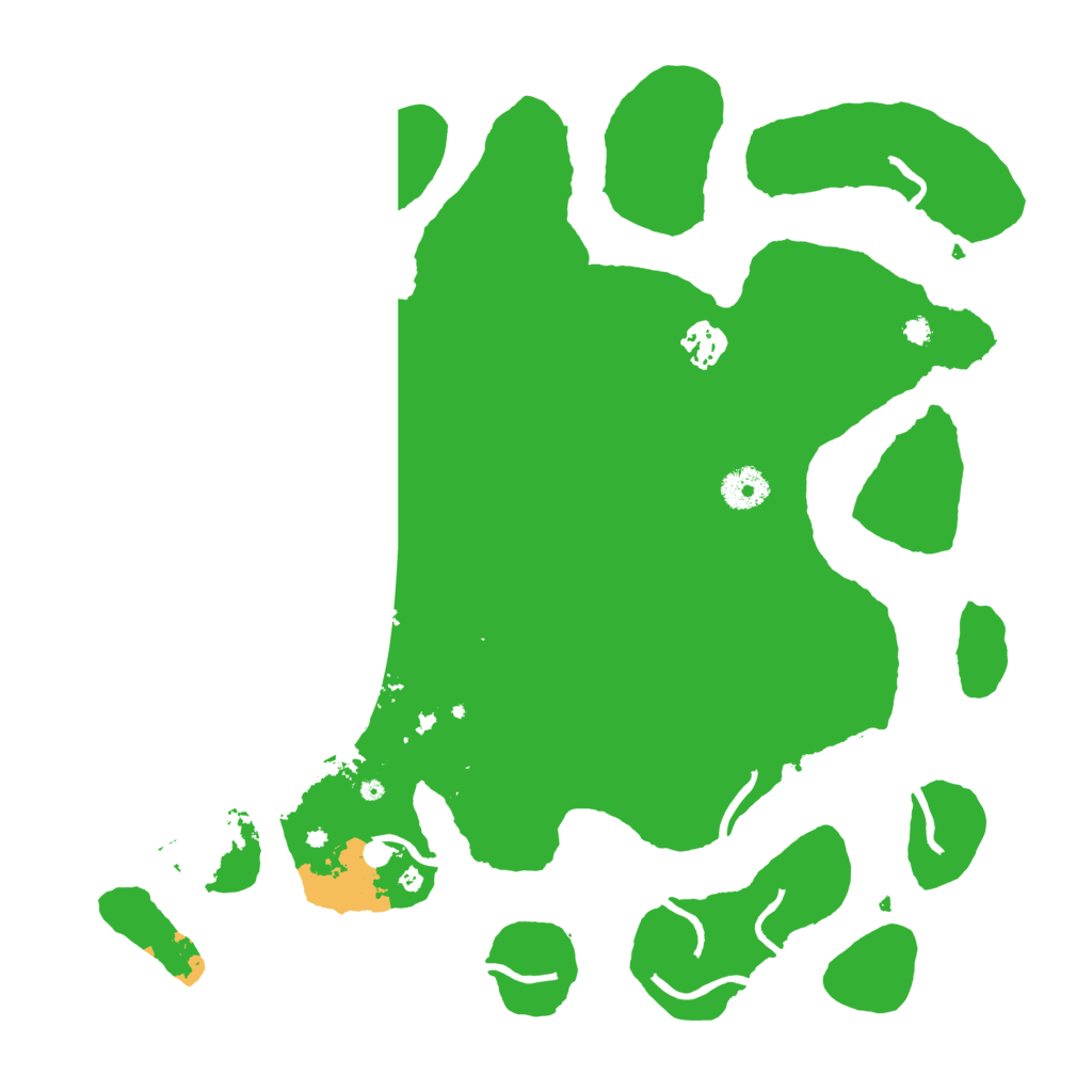 Biome Rust Map: Procedural Map, Size: 3700, Seed: 93107190