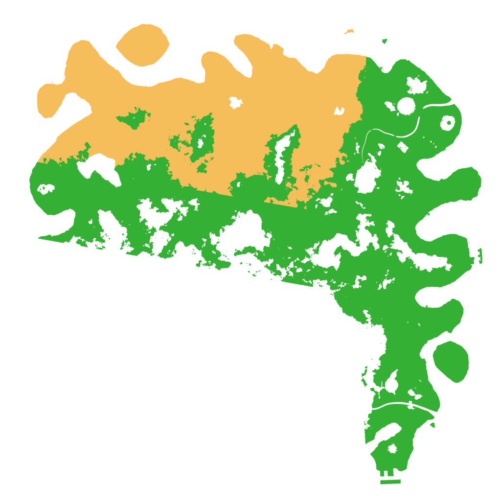 Biome Rust Map: Procedural Map, Size: 5000, Seed: 1218012476