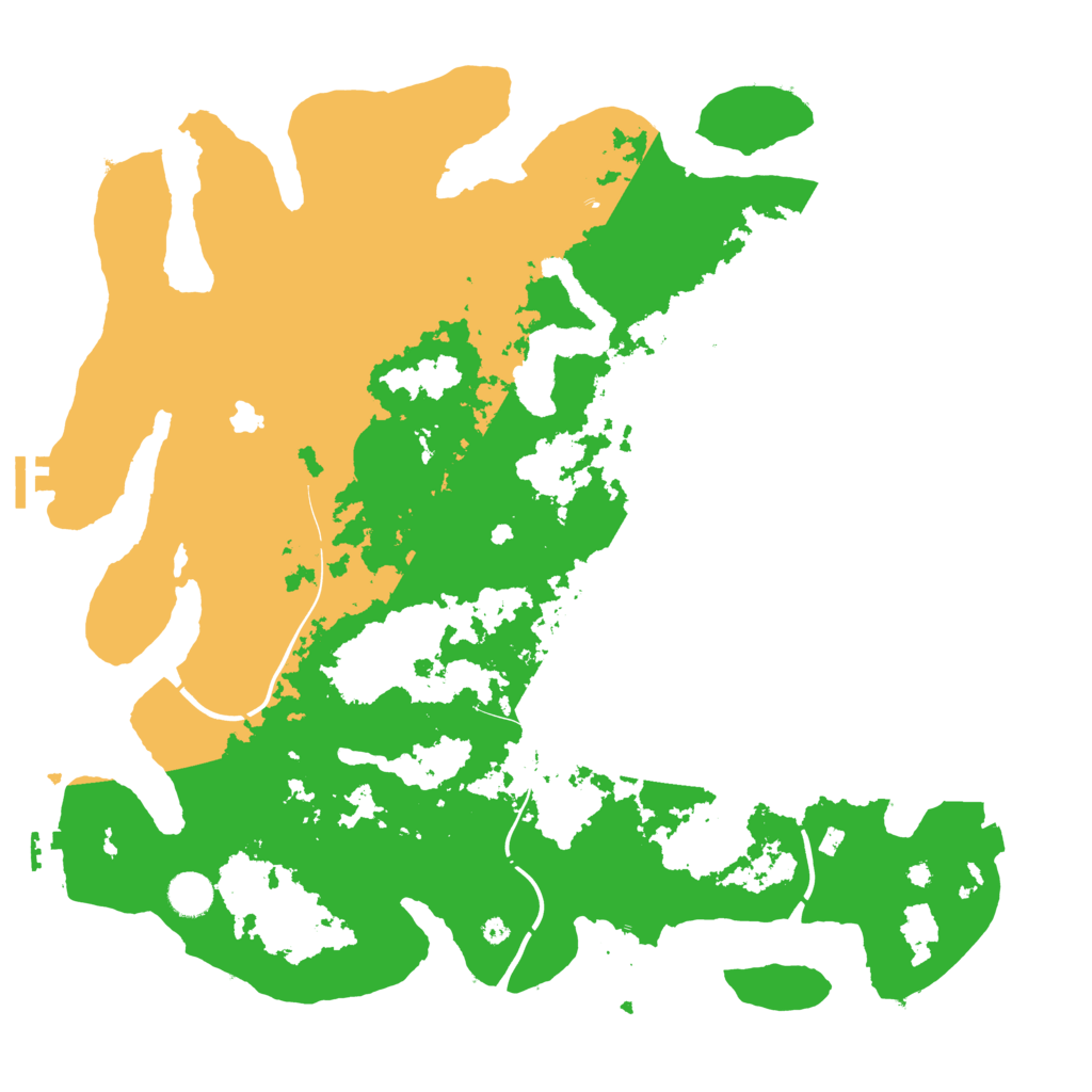 Biome Rust Map: Procedural Map, Size: 4250, Seed: 50500