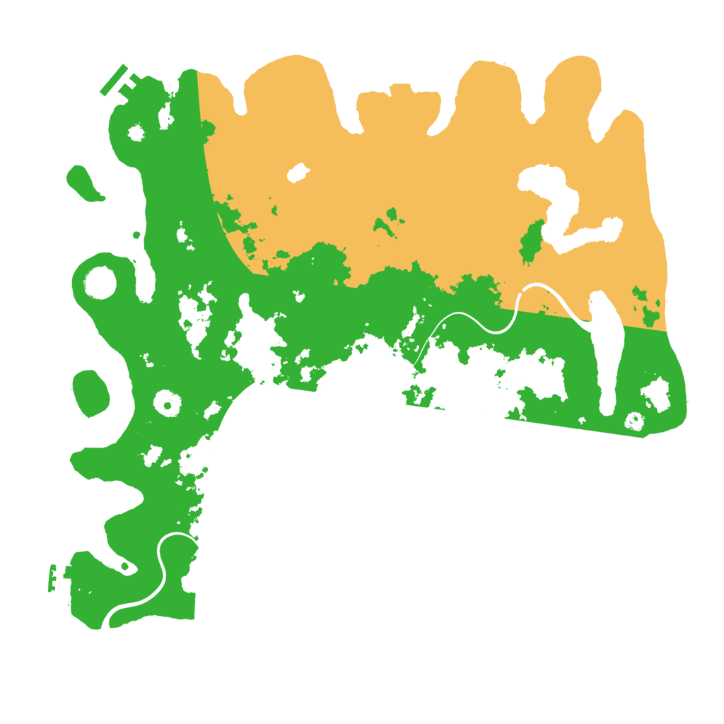 Biome Rust Map: Procedural Map, Size: 4000, Seed: 989637880