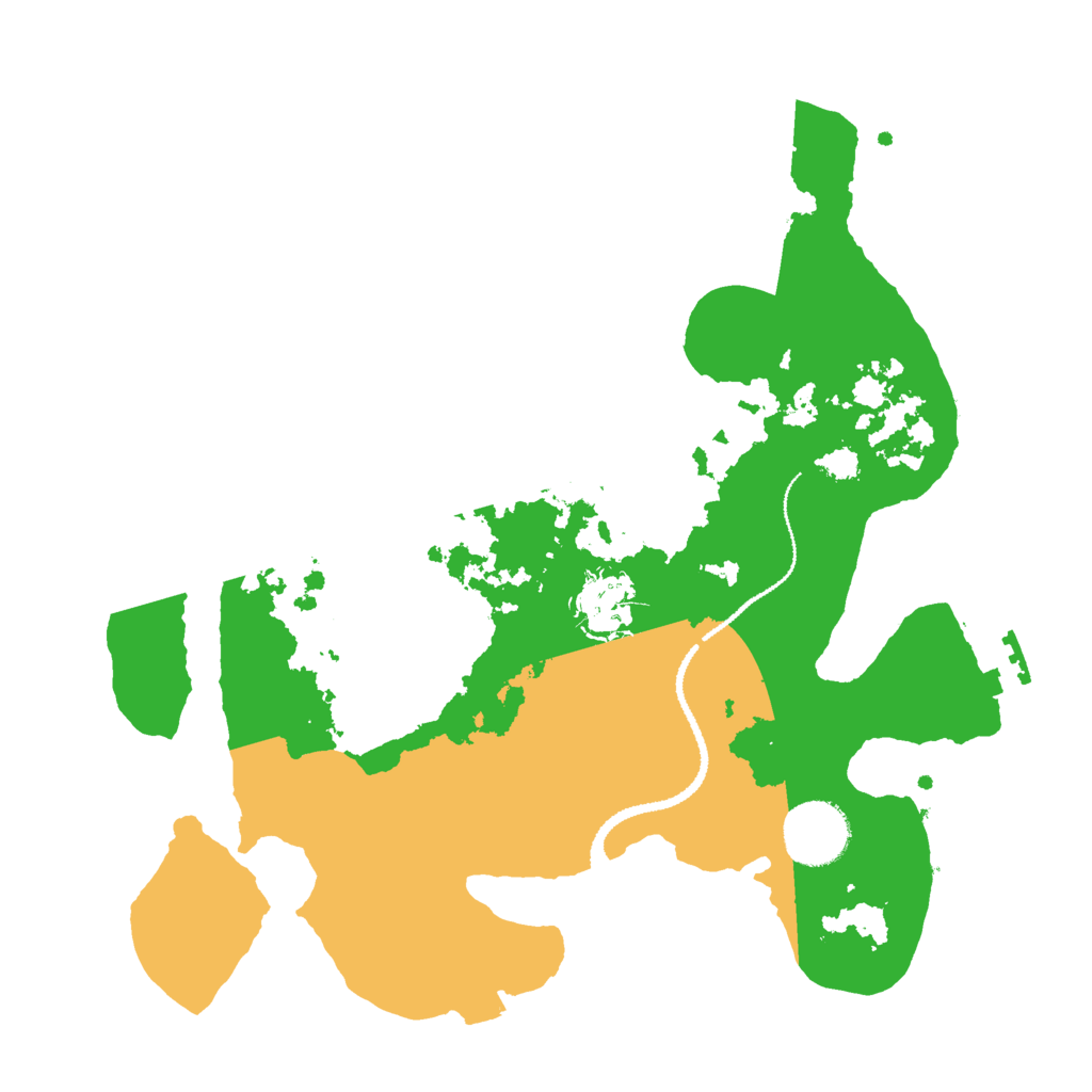 Biome Rust Map: Procedural Map, Size: 3000, Seed: 199669
