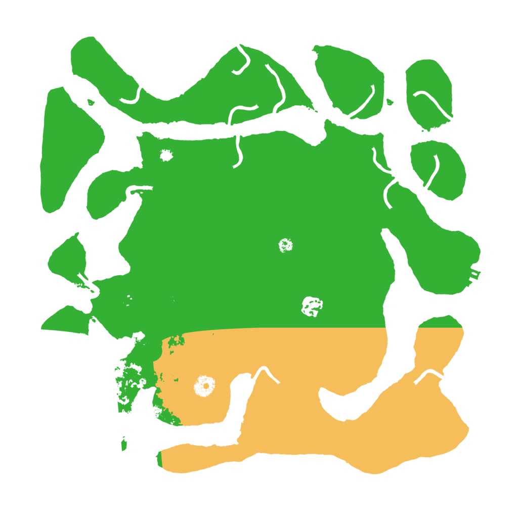 Biome Rust Map: Procedural Map, Size: 3698, Seed: 482760427