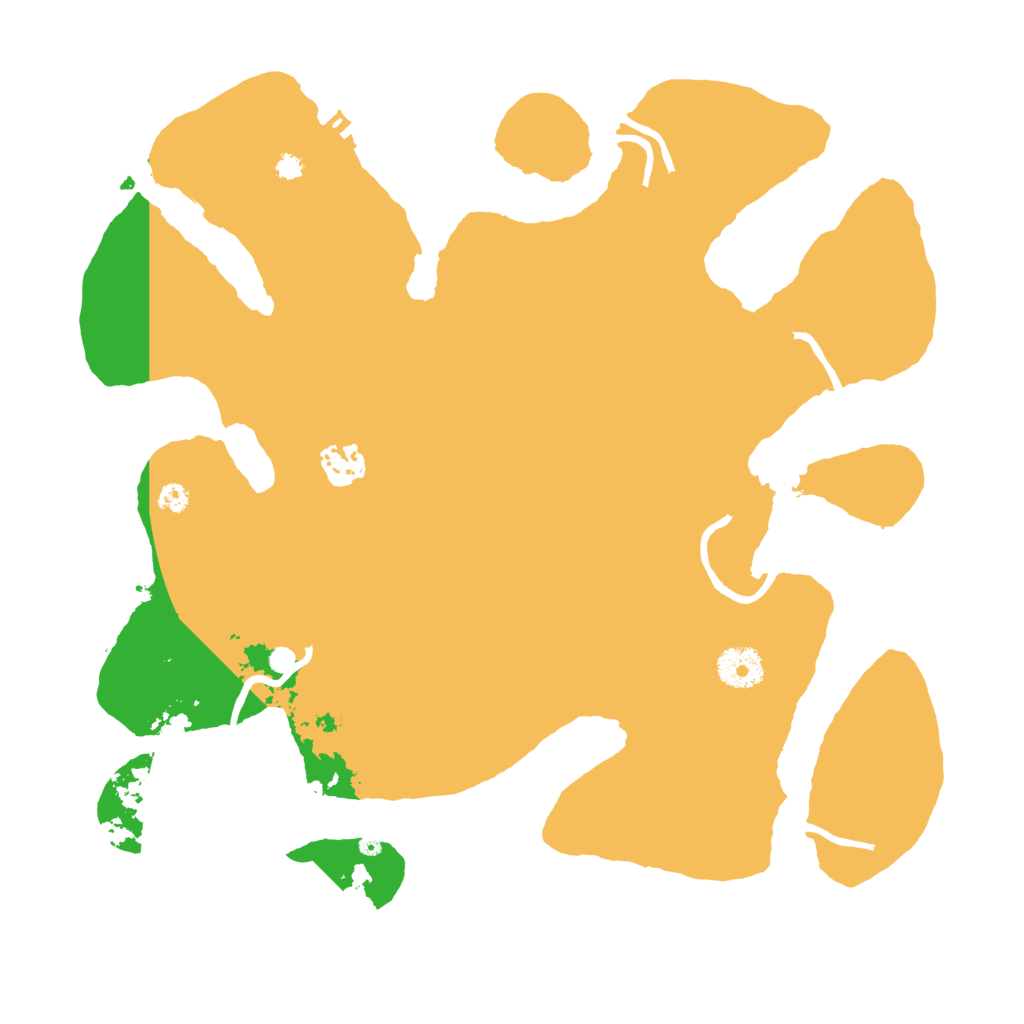 Biome Rust Map: Procedural Map, Size: 3500, Seed: 3948574