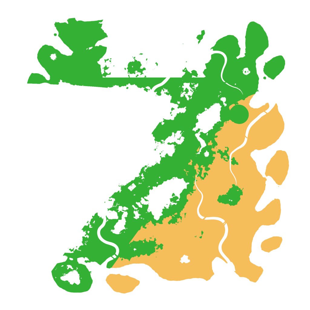 Biome Rust Map: Procedural Map, Size: 4400, Seed: 144444