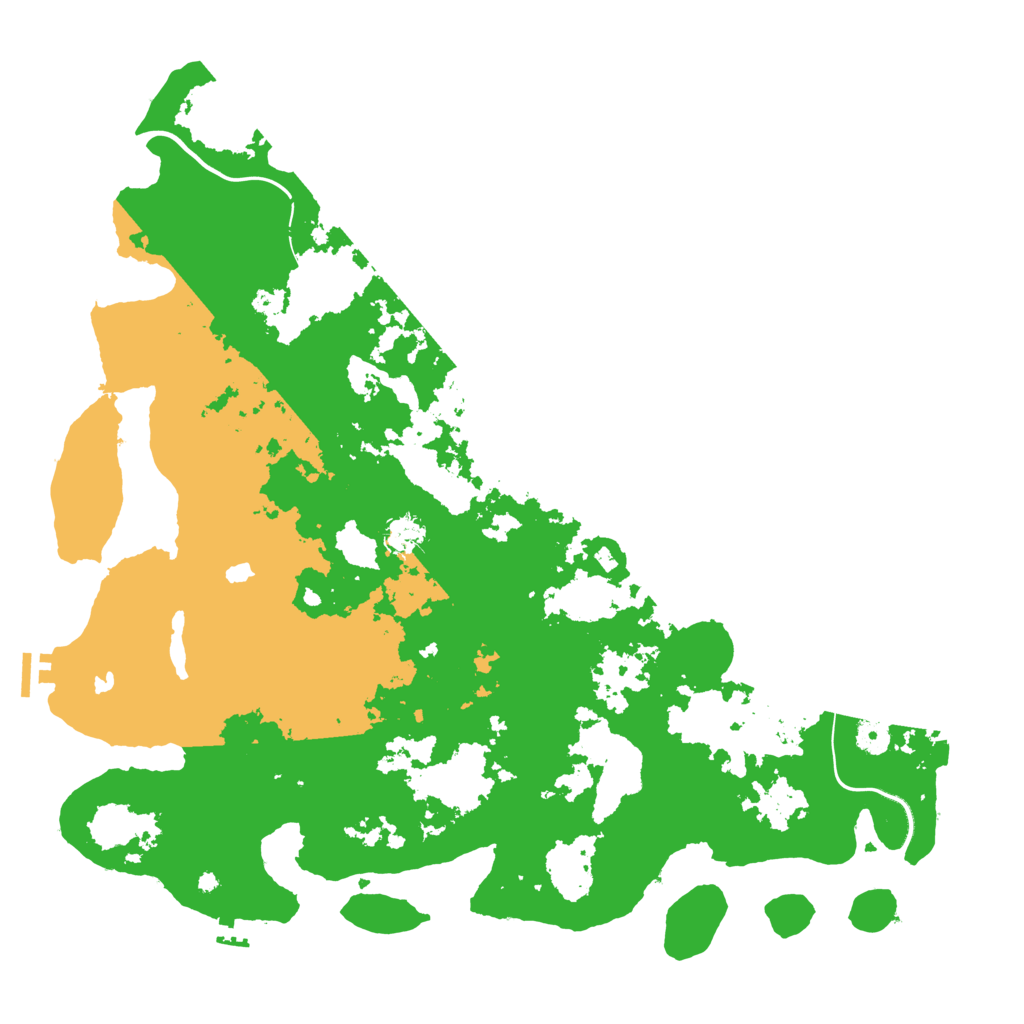 Biome Rust Map: Procedural Map, Size: 4678, Seed: 1234567890