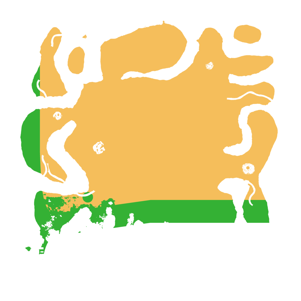 Biome Rust Map: Procedural Map, Size: 3800, Seed: 90908