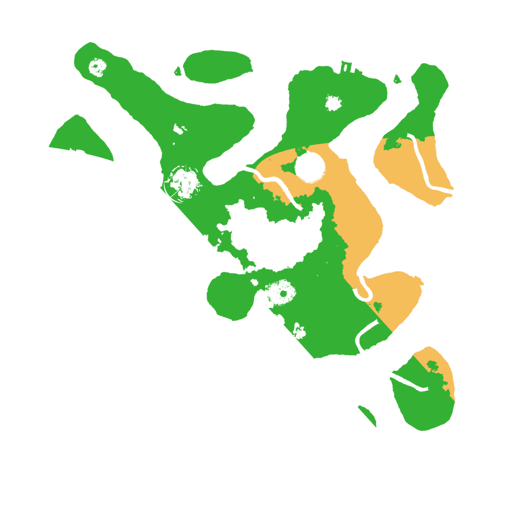 Biome Rust Map: Procedural Map, Size: 3000, Seed: 1244268818