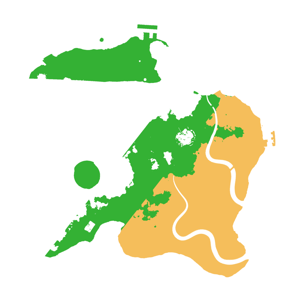 Biome Rust Map: Procedural Map, Size: 3000, Seed: 714211448
