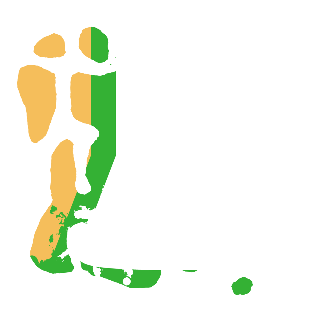 Biome Rust Map: Barren, Size: 3500, Seed: 94932881