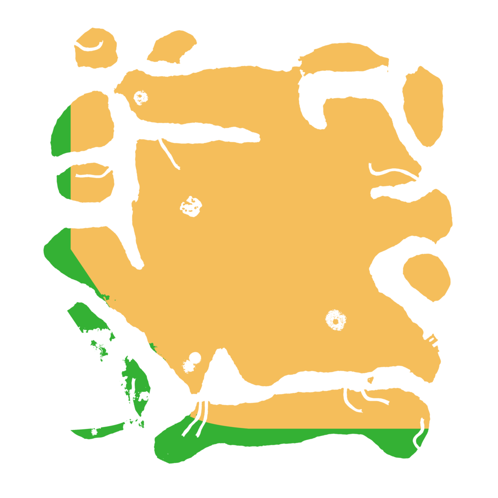 Biome Rust Map: Procedural Map, Size: 3700, Seed: 433068535