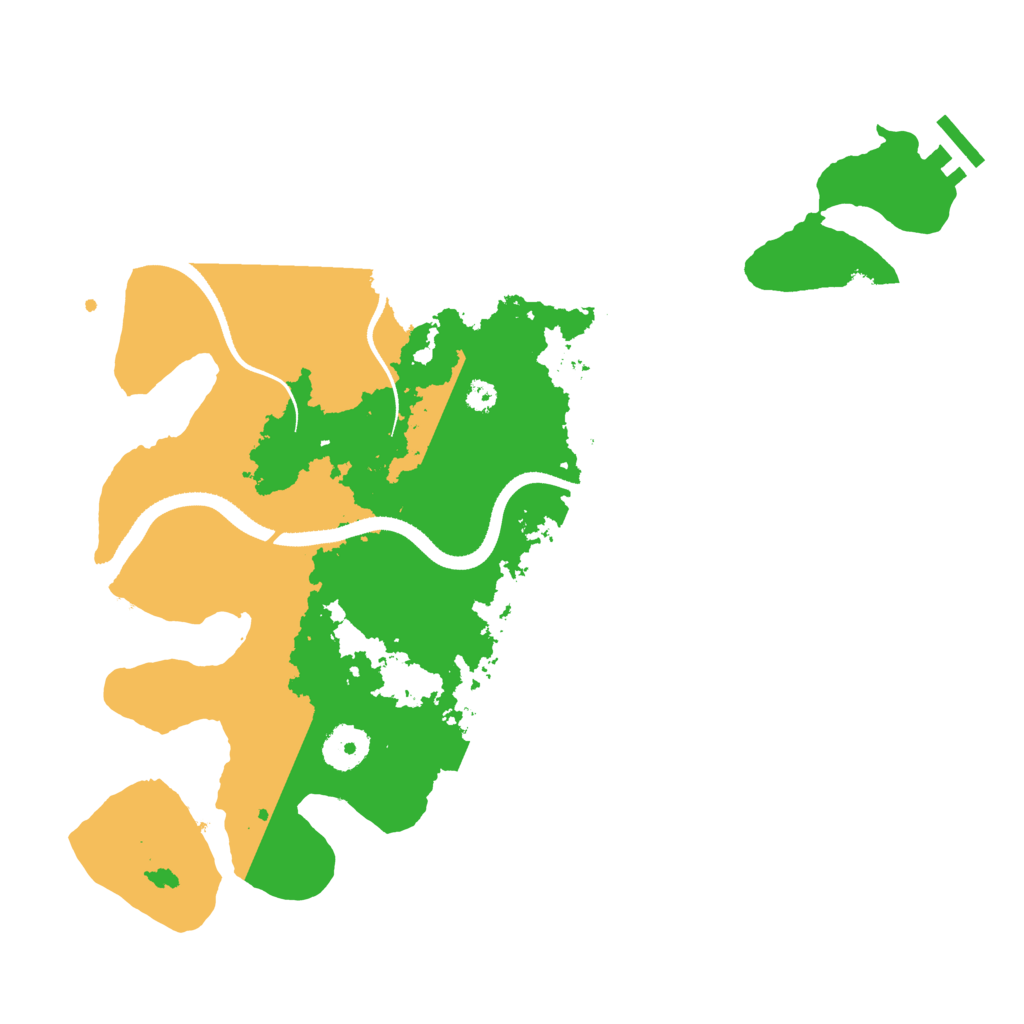 Biome Rust Map: Procedural Map, Size: 3400, Seed: 872480313