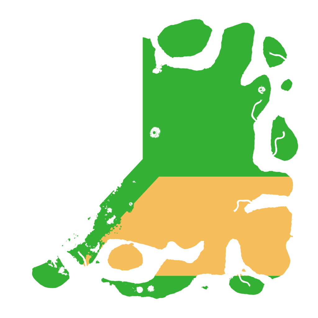 Biome Rust Map: Procedural Map, Size: 4500, Seed: 1839755955