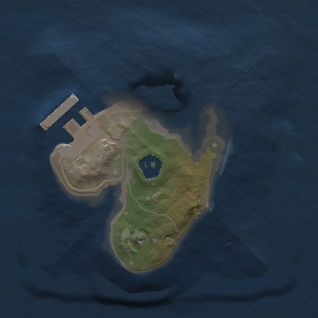 Rust Map: Procedural Map, Size: 1400, Seed: 14, 2 Monuments