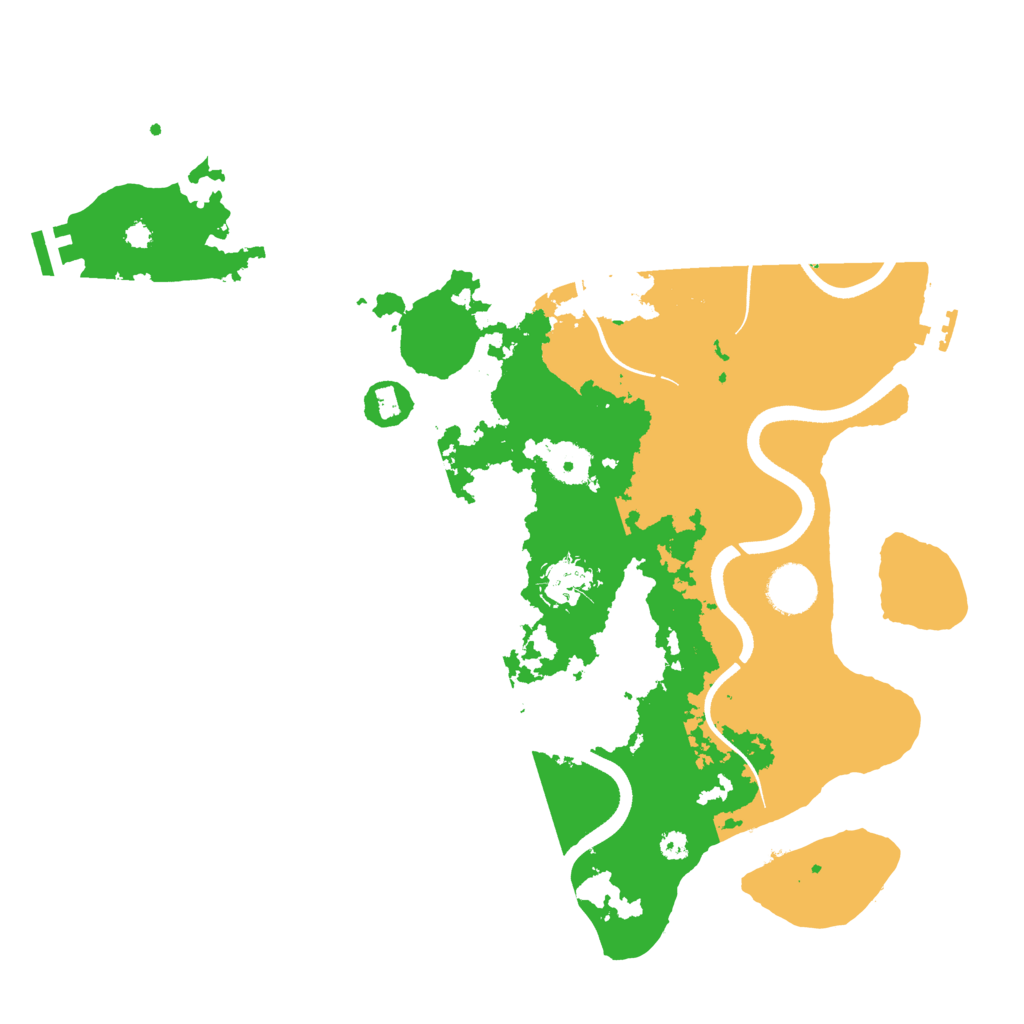 Biome Rust Map: Procedural Map, Size: 3600, Seed: 646089776