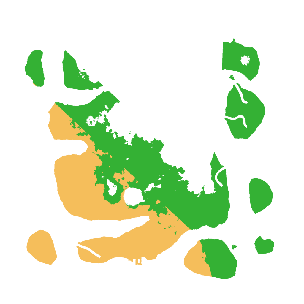 Biome Rust Map: Procedural Map, Size: 3000, Seed: 914561