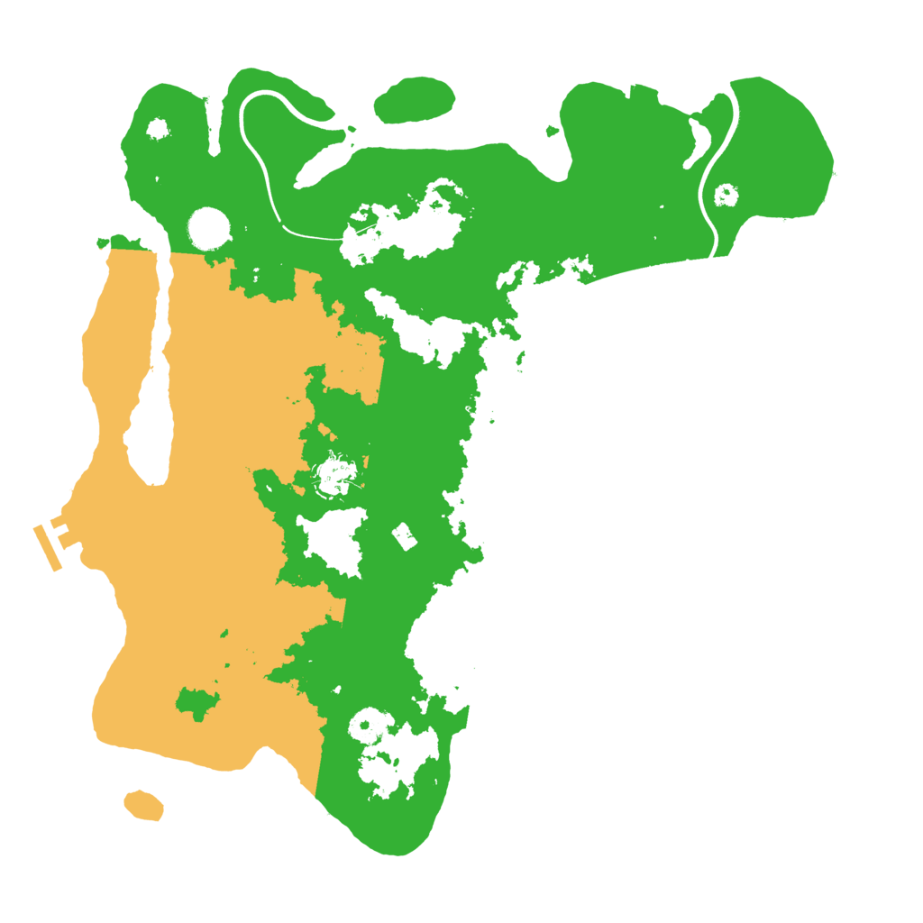 Biome Rust Map: Procedural Map, Size: 3850, Seed: 3300