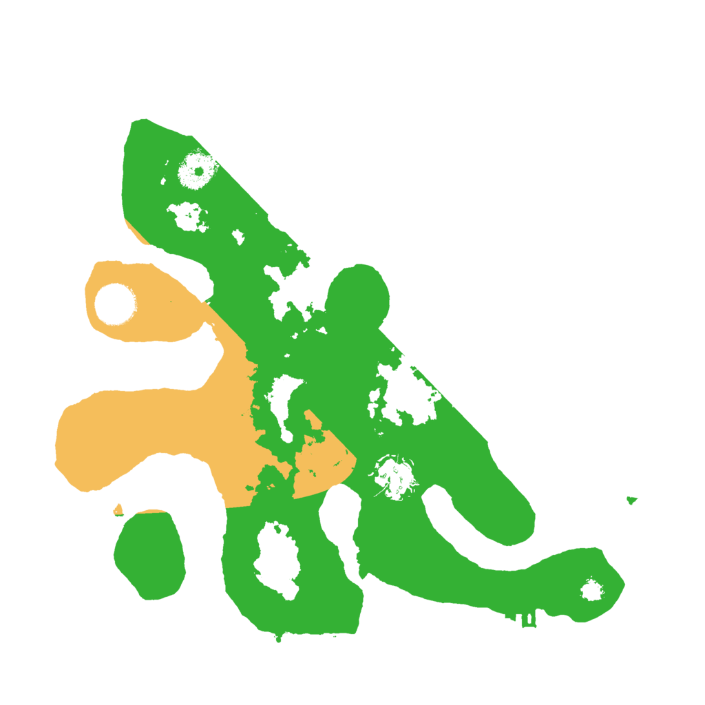 Biome Rust Map: Procedural Map, Size: 3000, Seed: 44448888