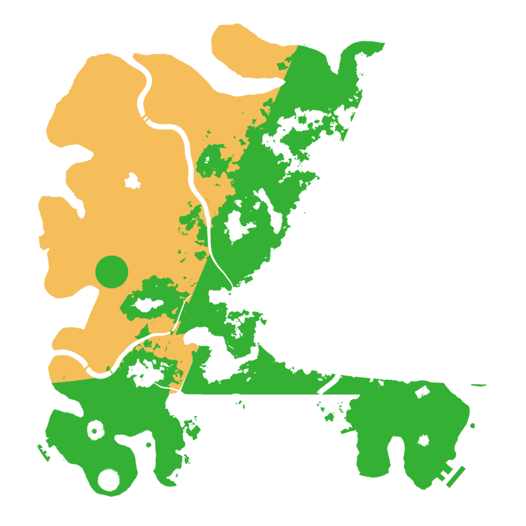 Biome Rust Map: Procedural Map, Size: 4250, Seed: 559206
