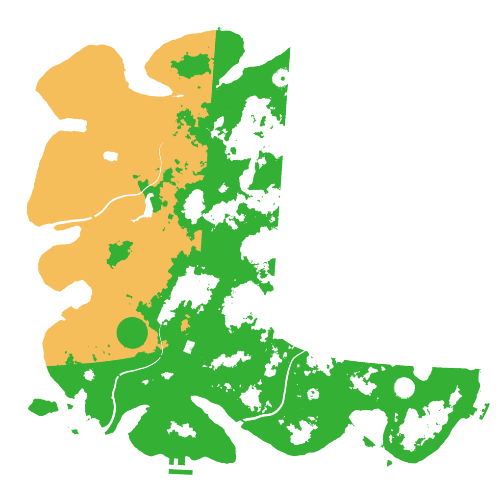 Biome Rust Map: Procedural Map, Size: 4250, Seed: 551436