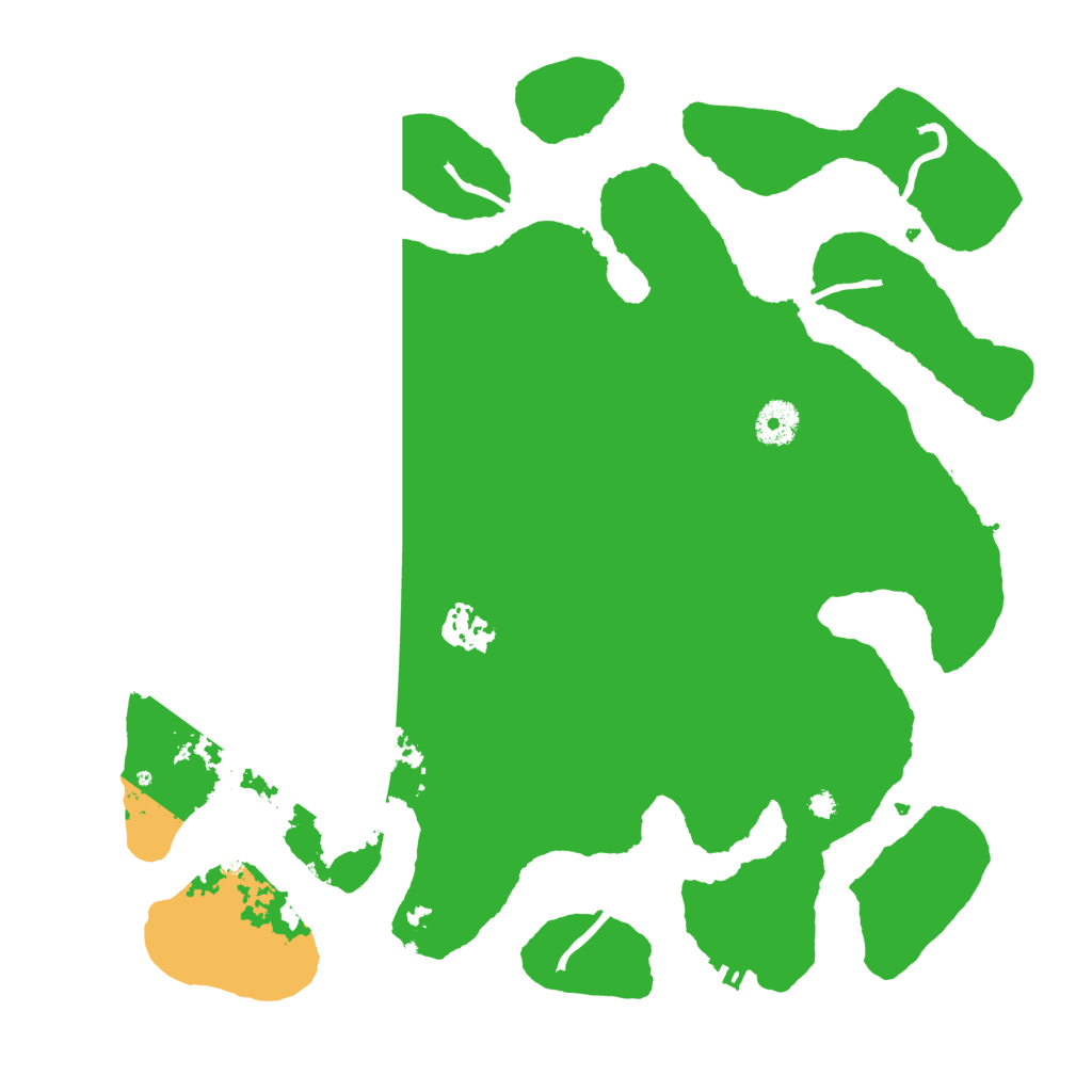 Biome Rust Map: Procedural Map, Size: 3700, Seed: 17554