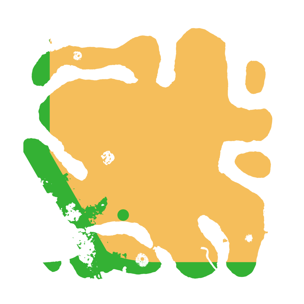 Biome Rust Map: Procedural Map, Size: 3500, Seed: 572181517