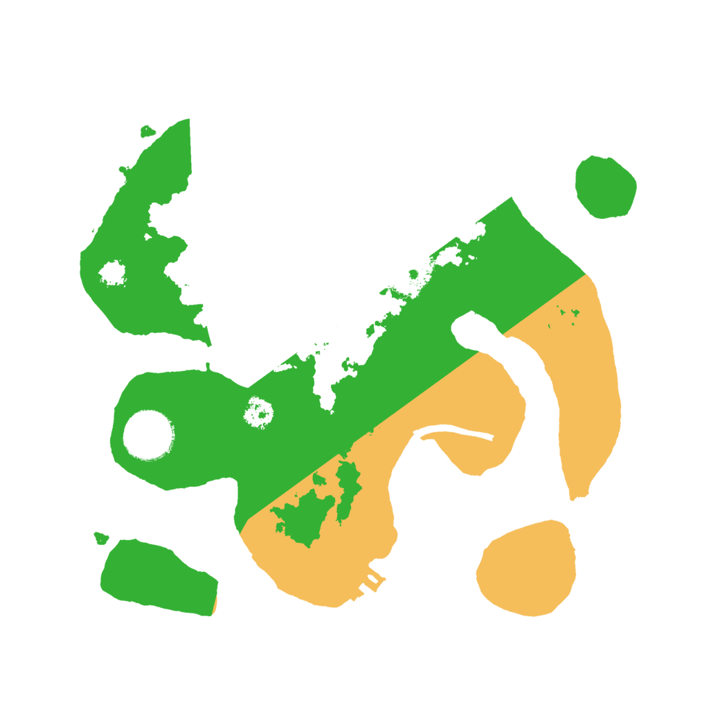 Biome Rust Map: Procedural Map, Size: 2500, Seed: 411594091