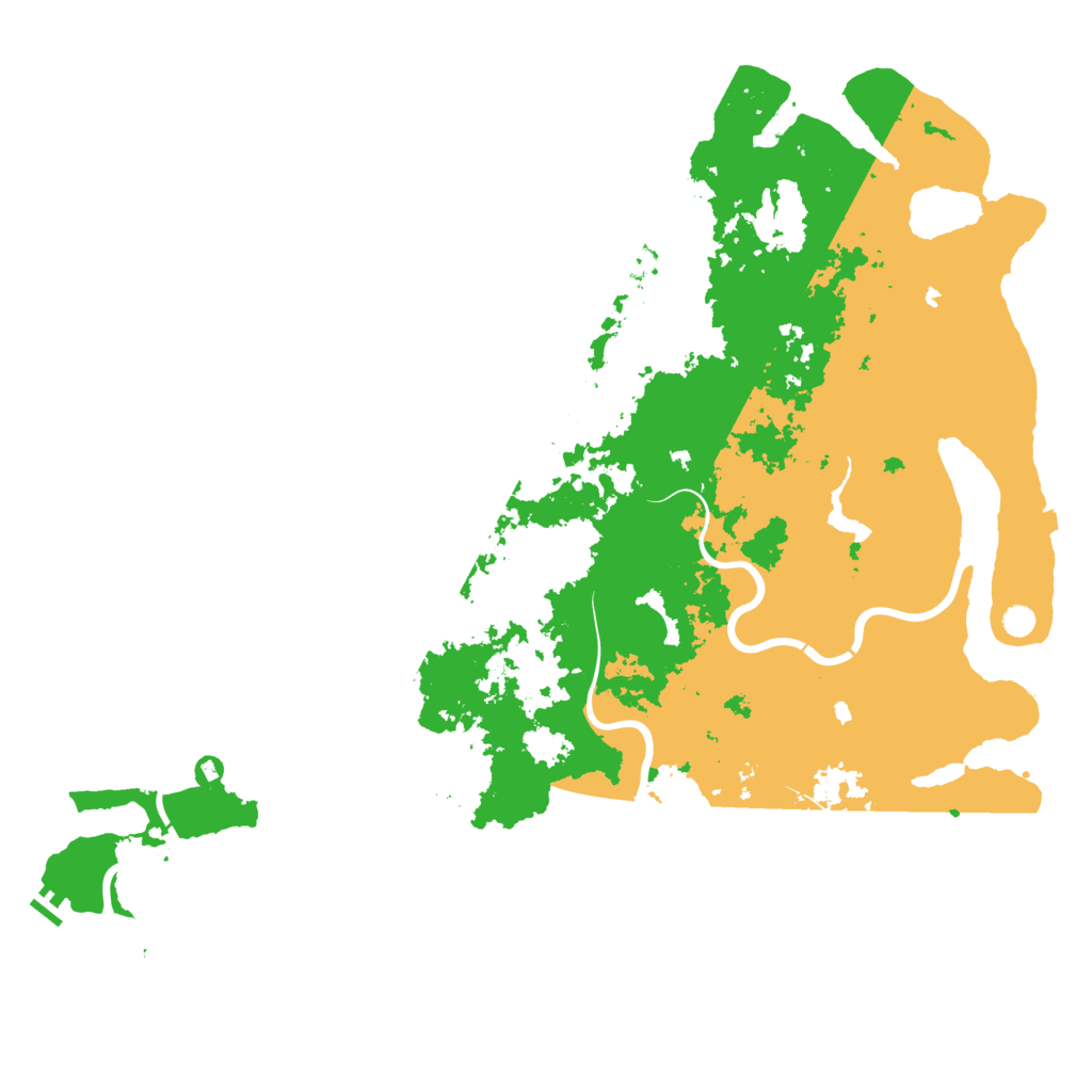 Biome Rust Map: Procedural Map, Size: 6000, Seed: 211273