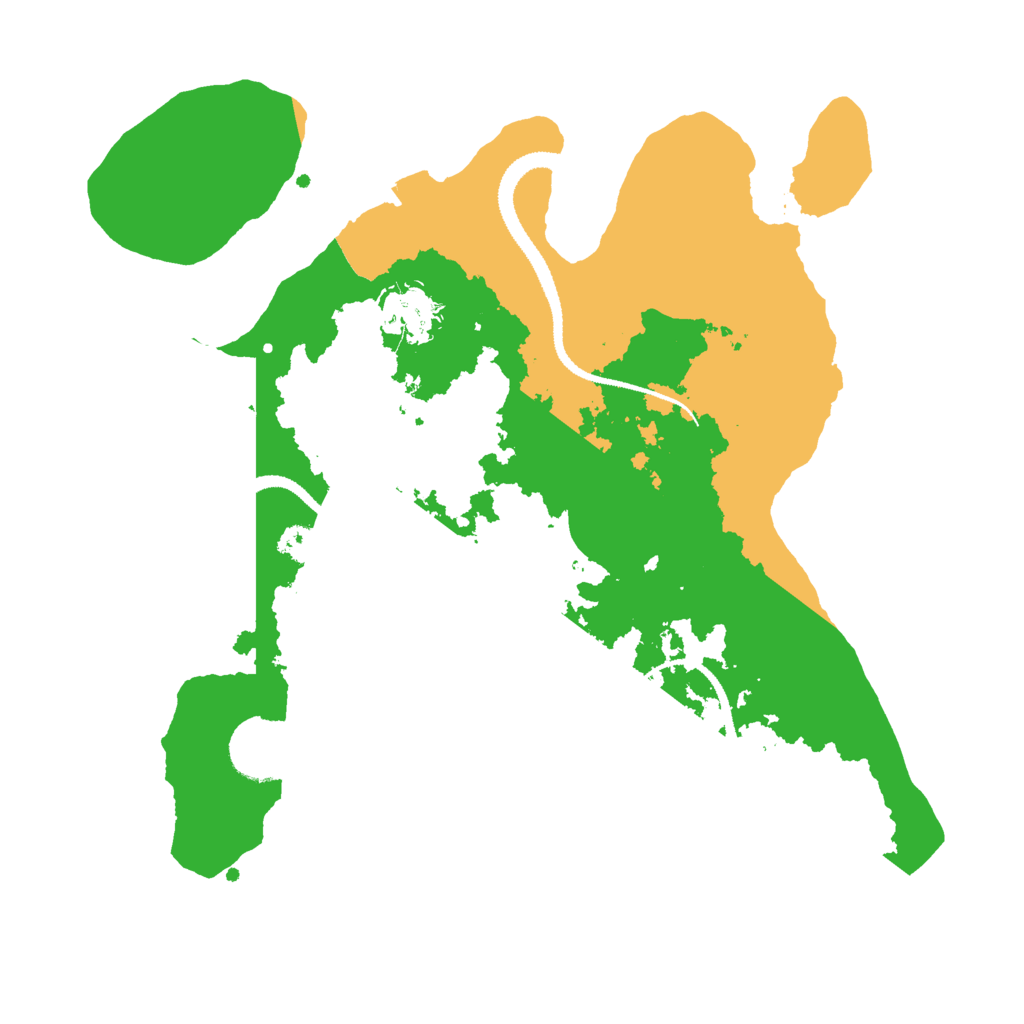 Biome Rust Map: Procedural Map, Size: 3000, Seed: 41301305