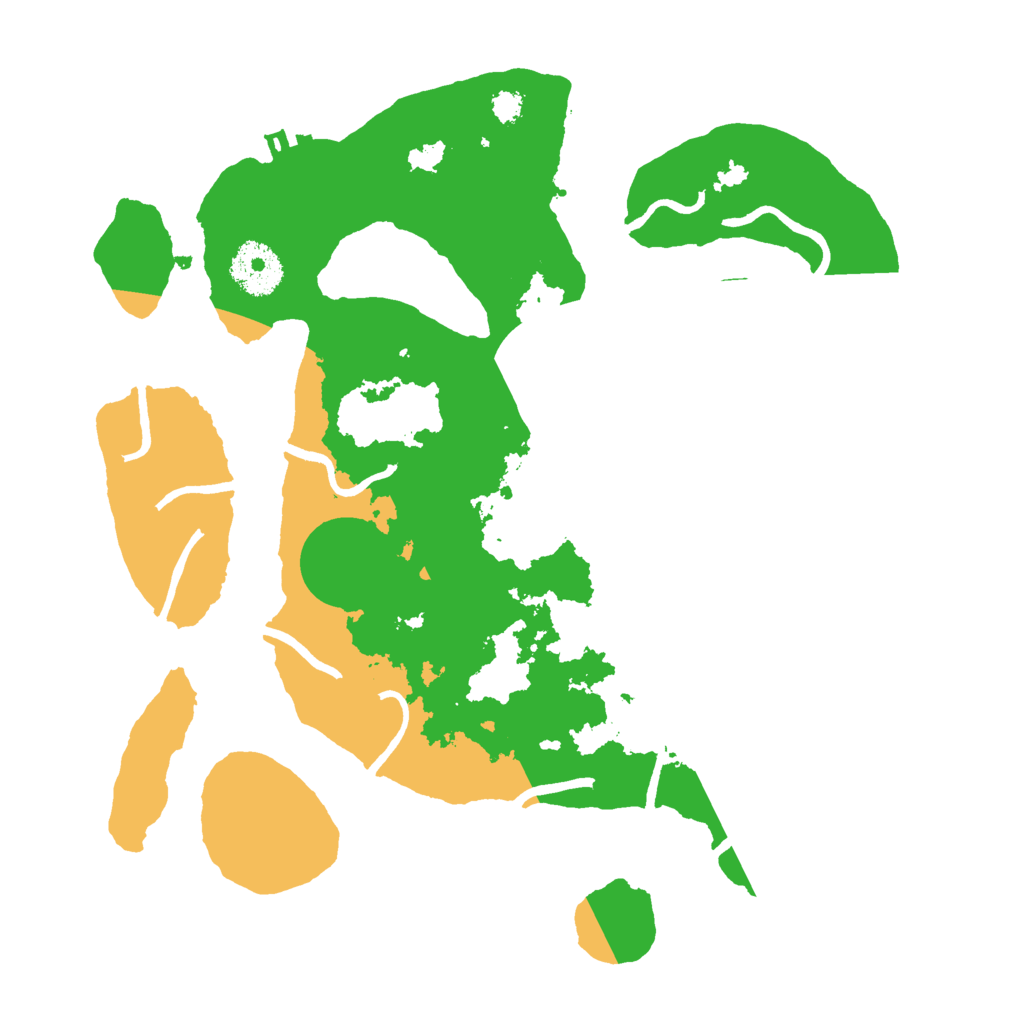 Biome Rust Map: Procedural Map, Size: 3000, Seed: 13563495