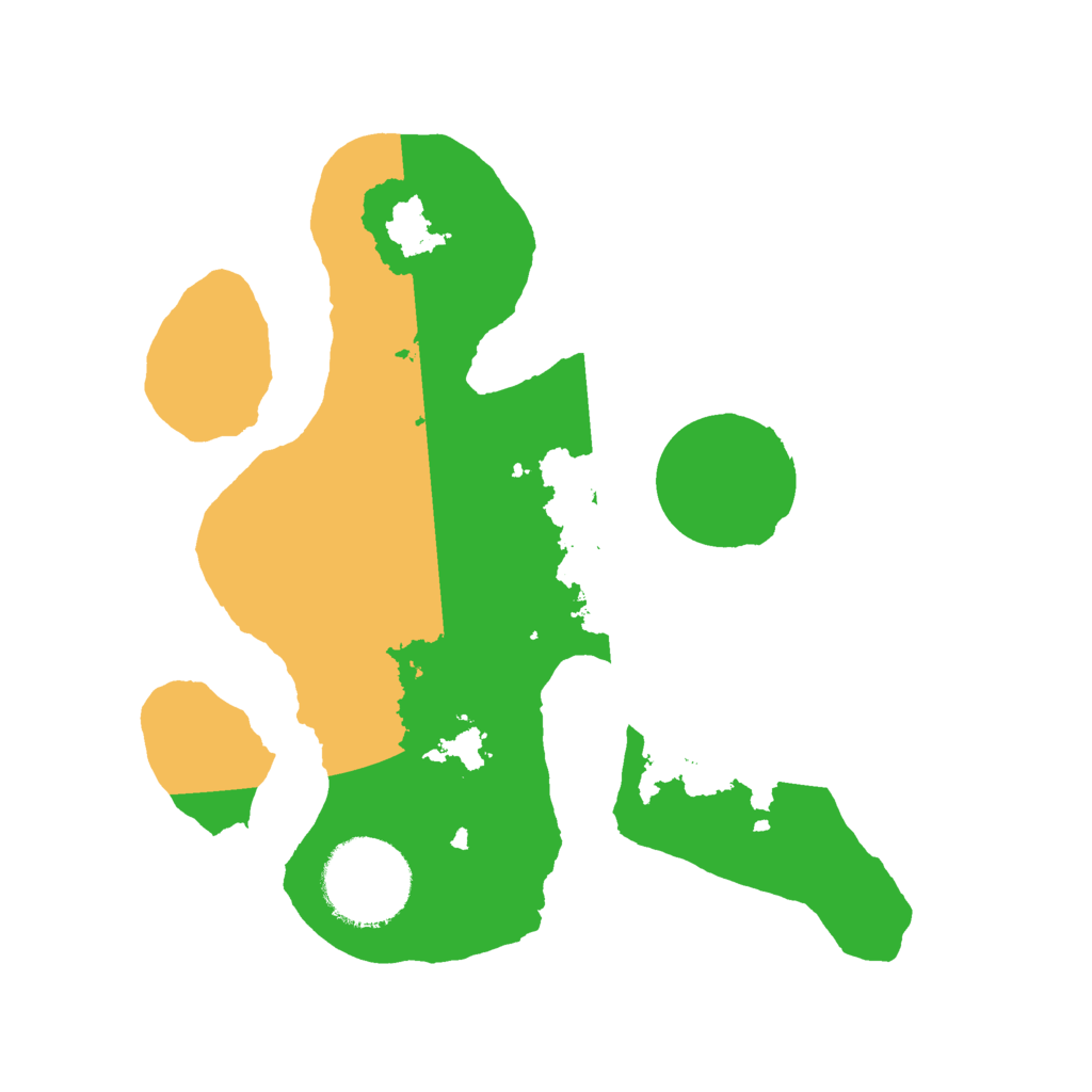 Biome Rust Map: Barren, Size: 2200, Seed: 91837141