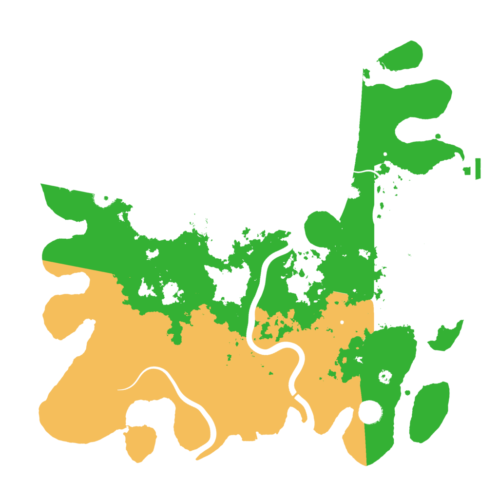 Biome Rust Map: Procedural Map, Size: 3800, Seed: 26021