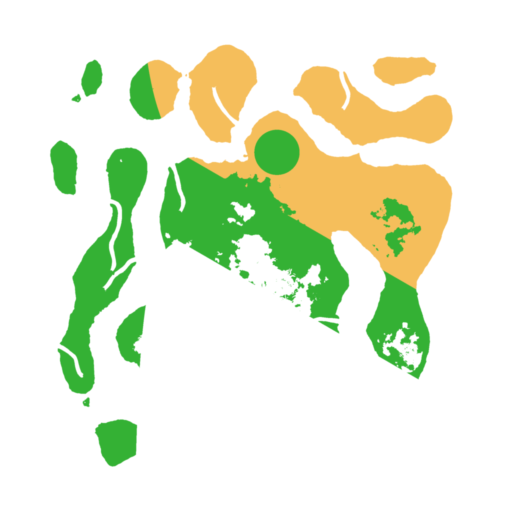 Biome Rust Map: Procedural Map, Size: 3000, Seed: 814268