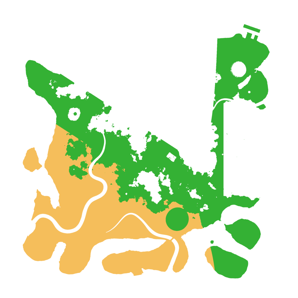 Biome Rust Map: Procedural Map, Size: 3500, Seed: 1854635