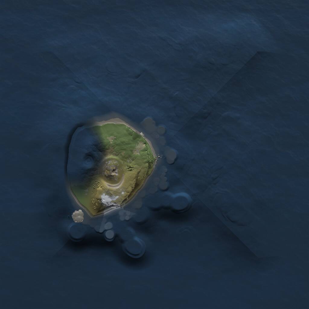 Rust Map: Procedural Map, Size: 1000, Seed: 123457, 1 Monuments