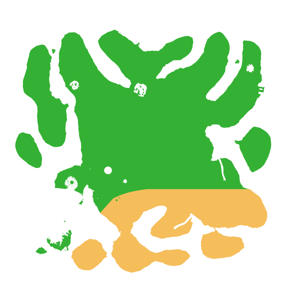 Biome Rust Map: Procedural Map, Size: 3400, Seed: 1234567