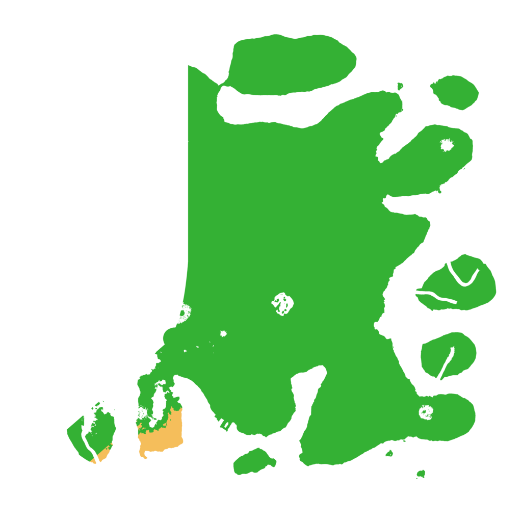 Biome Rust Map: Procedural Map, Size: 3700, Seed: 168815031