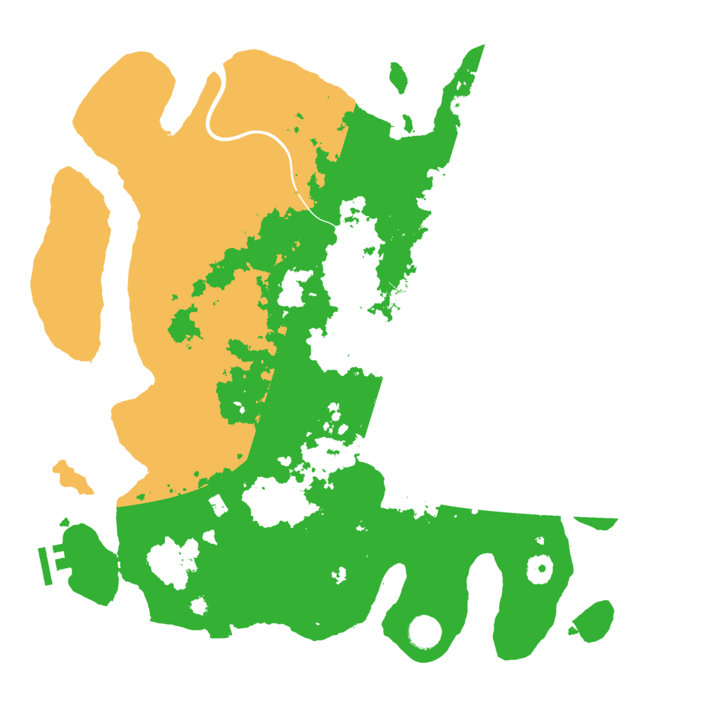 Biome Rust Map: Procedural Map, Size: 3750, Seed: 81105777