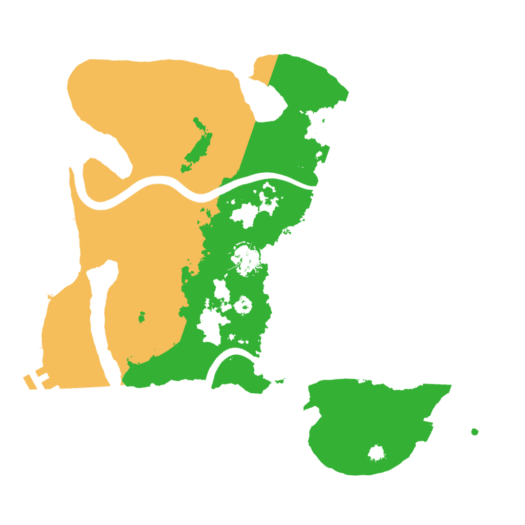 Biome Rust Map: Procedural Map, Size: 3000, Seed: 1901614596