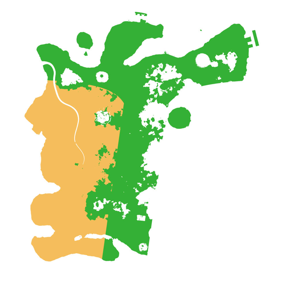 Biome Rust Map: Procedural Map, Size: 3700, Seed: 1806787731