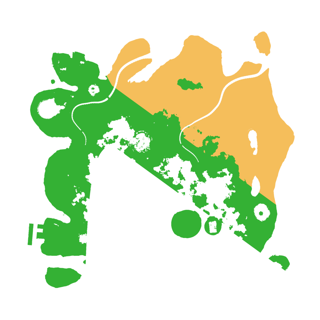 Biome Rust Map: Procedural Map, Size: 3000, Seed: 534147470