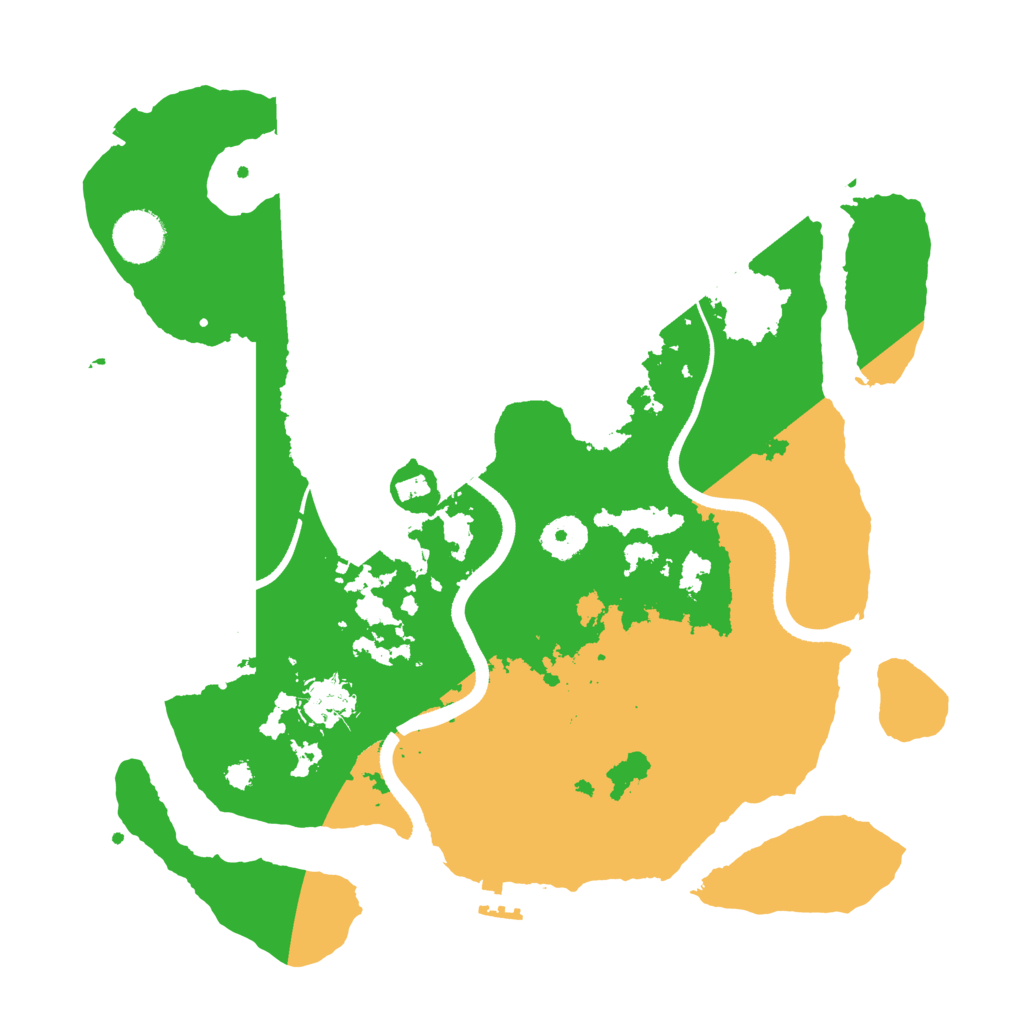 Biome Rust Map: Procedural Map, Size: 3500, Seed: 1313507985