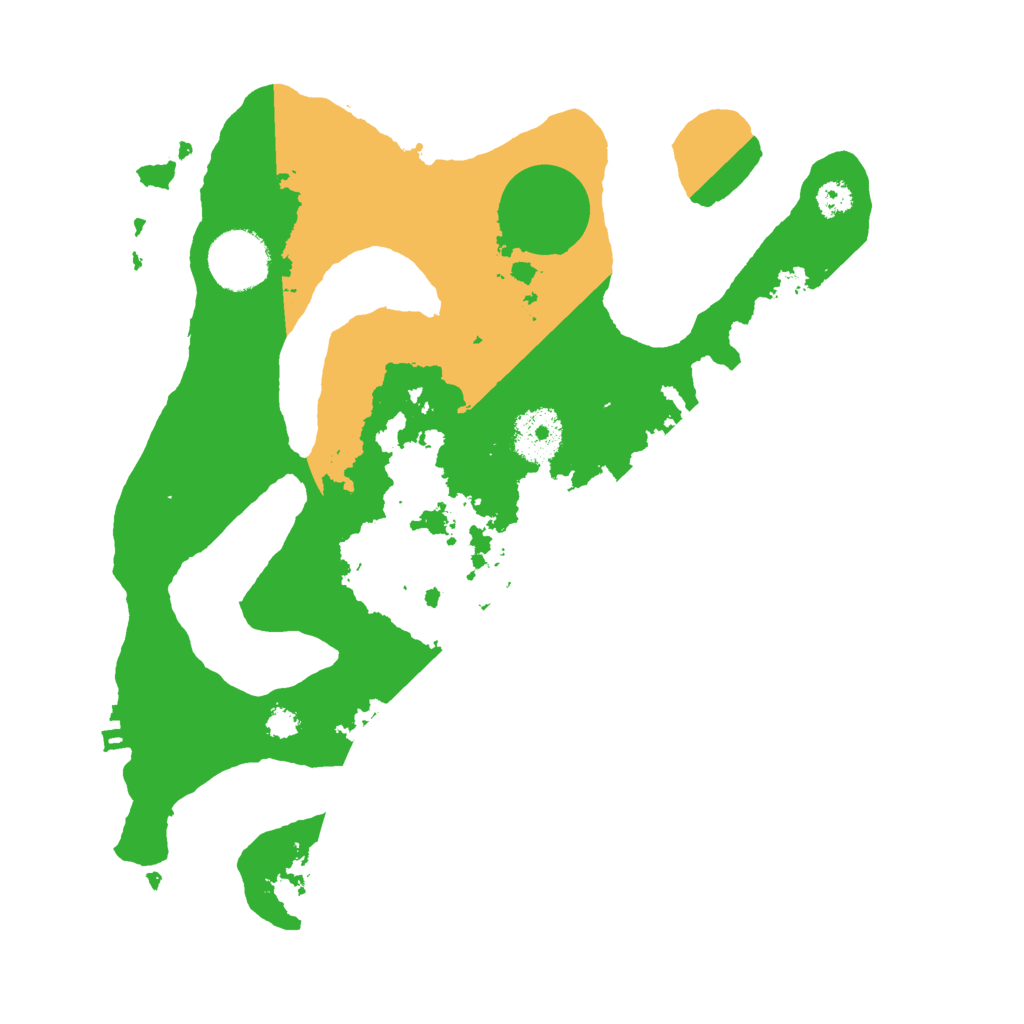 Biome Rust Map: Procedural Map, Size: 3000, Seed: 492674