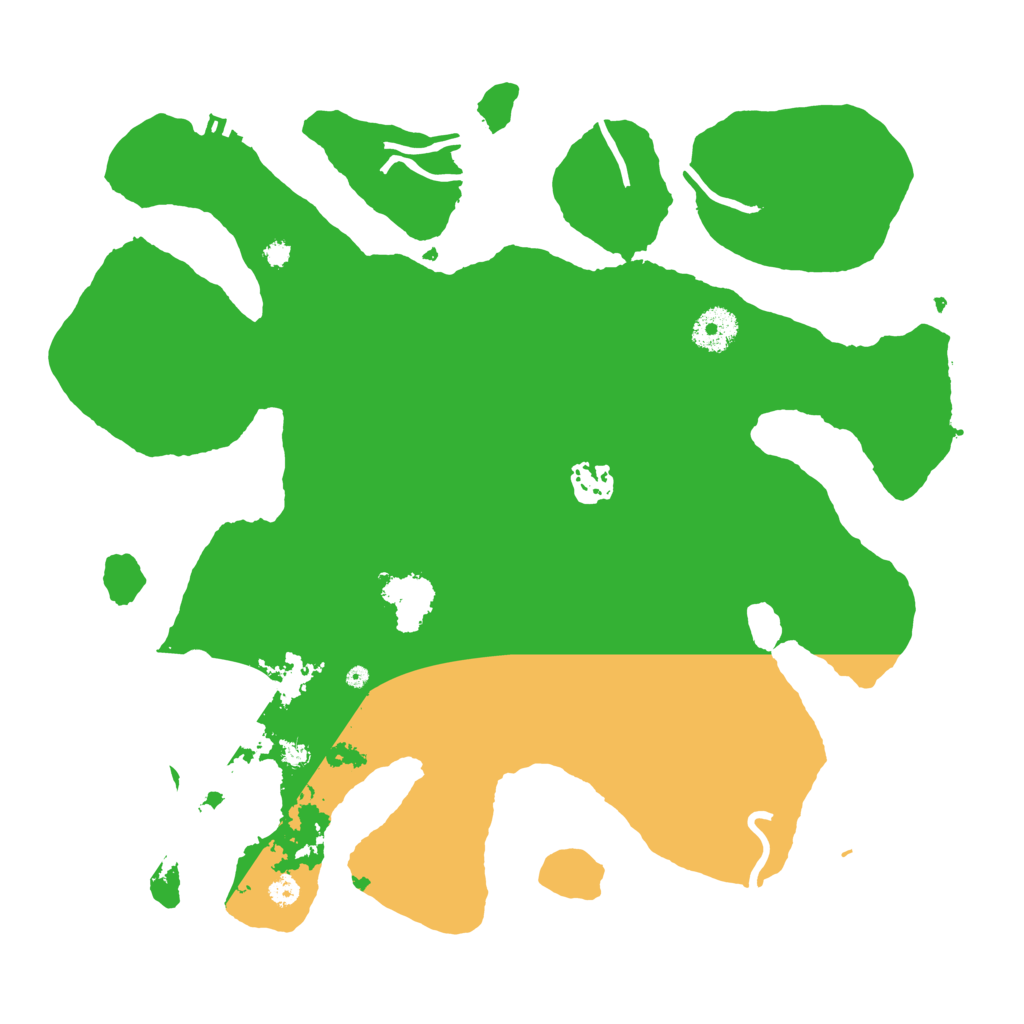 Biome Rust Map: Procedural Map, Size: 3500, Seed: 916428