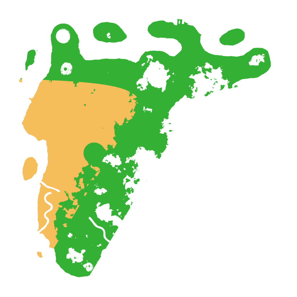 Biome Rust Map: Procedural Map, Size: 3700, Seed: 782889380