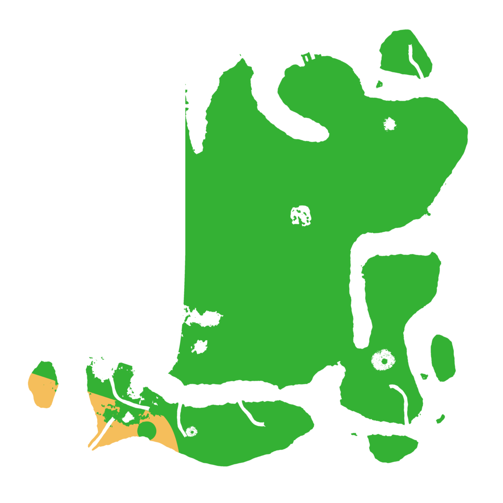 Biome Rust Map: Procedural Map, Size: 3500, Seed: 1845456708