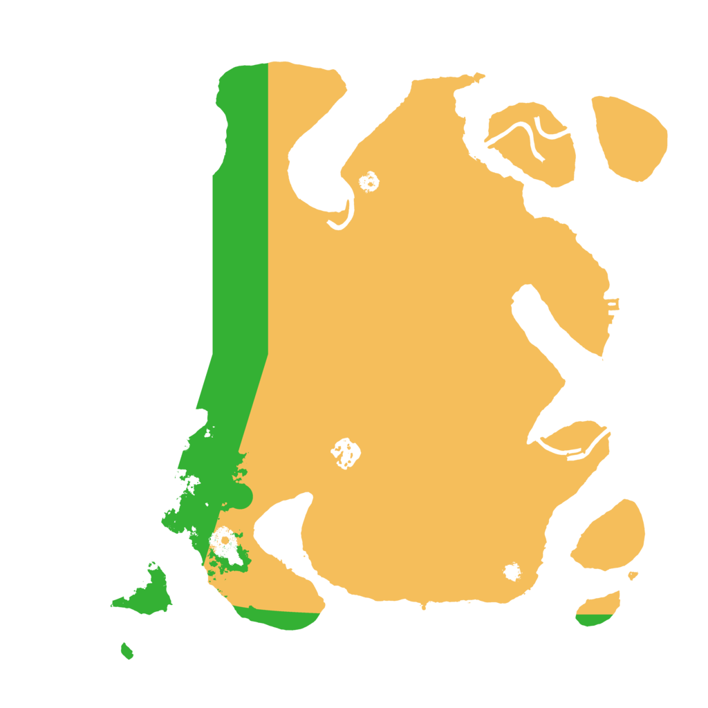 Biome Rust Map: Procedural Map, Size: 3700, Seed: 427288402