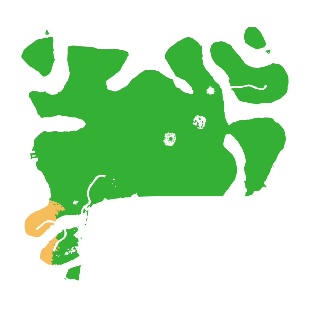 Biome Rust Map: Procedural Map, Size: 3500, Seed: 530058