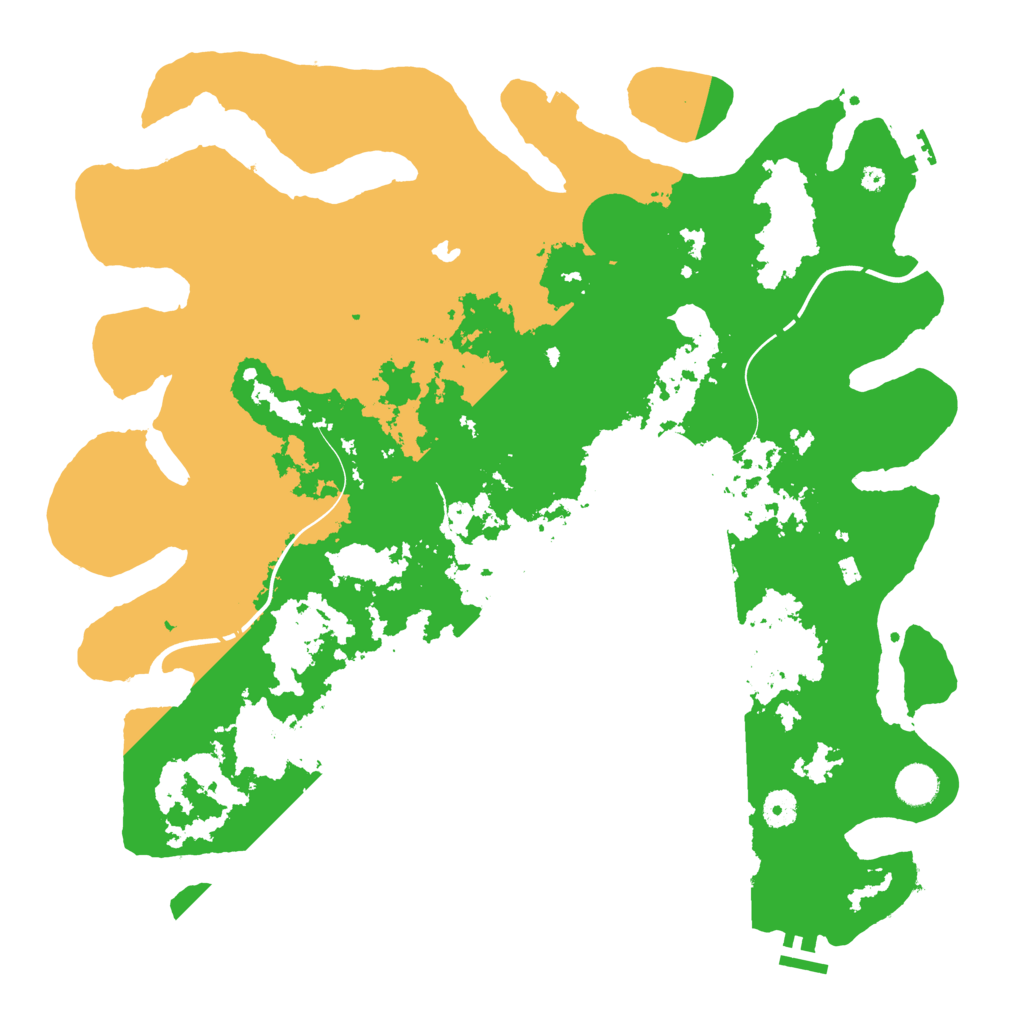Biome Rust Map: Procedural Map, Size: 4250, Seed: 328043