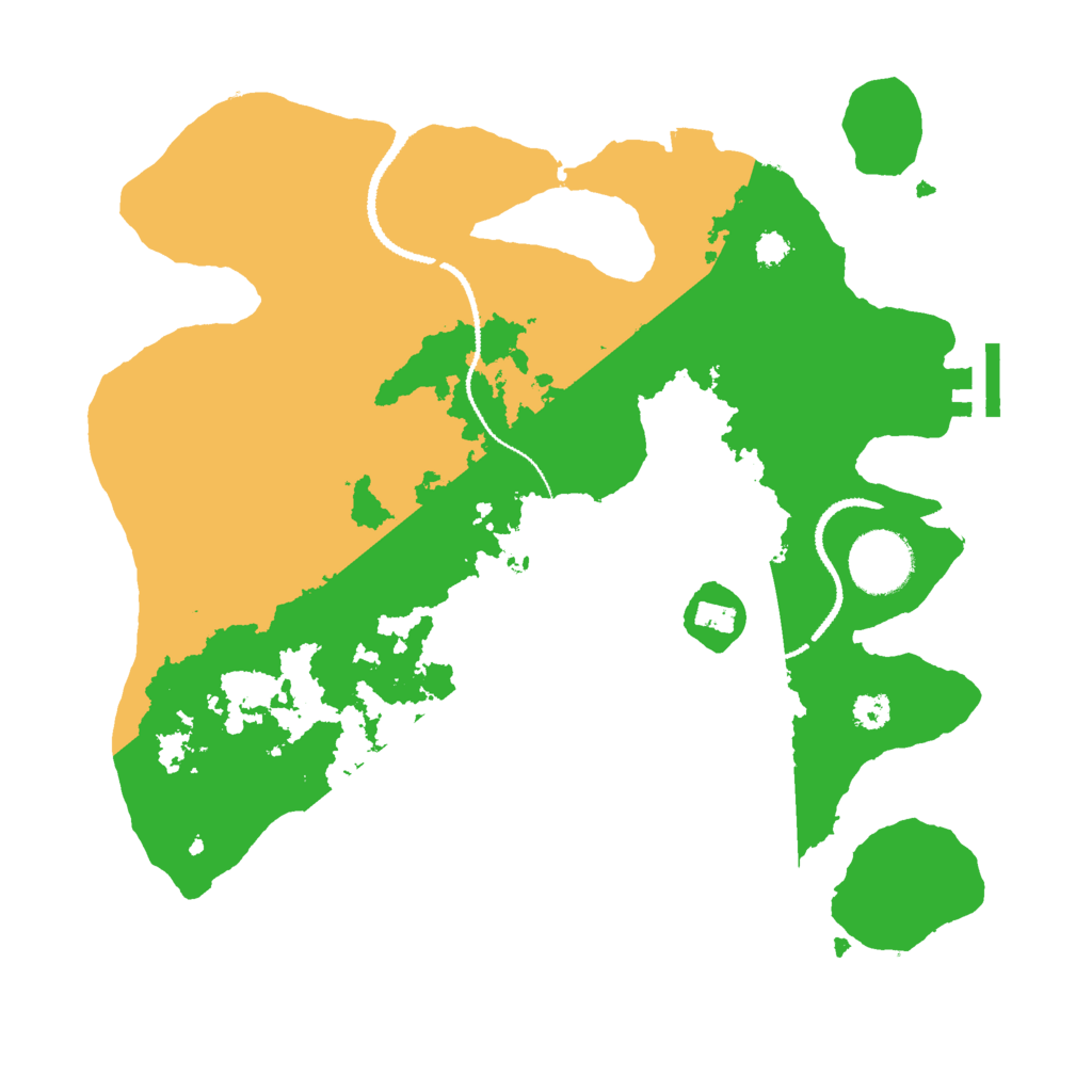 Biome Rust Map: Procedural Map, Size: 3000, Seed: 1635252010