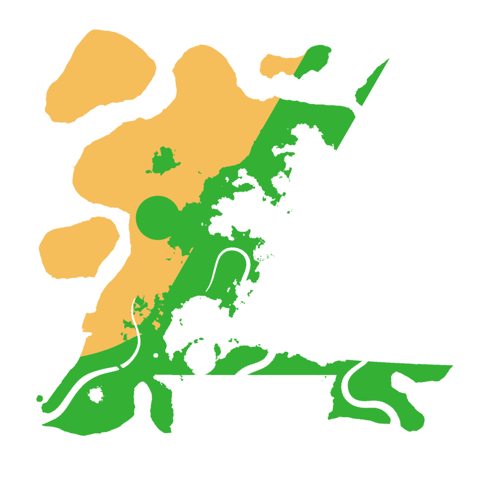 Biome Rust Map: Procedural Map, Size: 3000, Seed: 1393791128